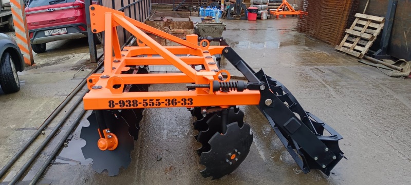 Борона дисковая навесная БДН 2,4х2Н с амортизаторами катка, 14 рабочих органов купить в Тамбове – «БДН-АгроКубань», 4