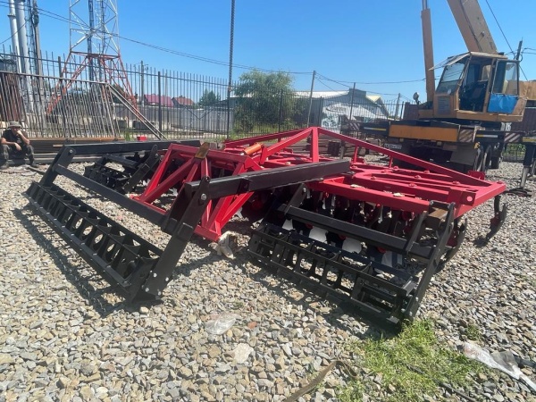 Борона дисковая прицепная БДН 6х4П цельнорамная, 56 рабочих органа купить в Тамбове – «БДН-АгроКубань», 2