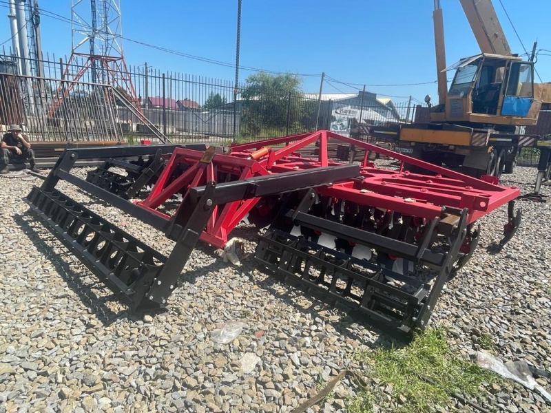 Борона дисковая прицепная БДН 6х4П цельнорамная, 56 рабочих органа купить в Тамбове – «БДН-АгроКубань», 2